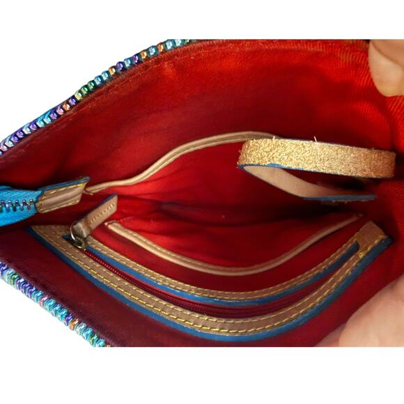 Dooney & Bourke Disney Blue Sketch Mickey Mouse Crossbody Purse